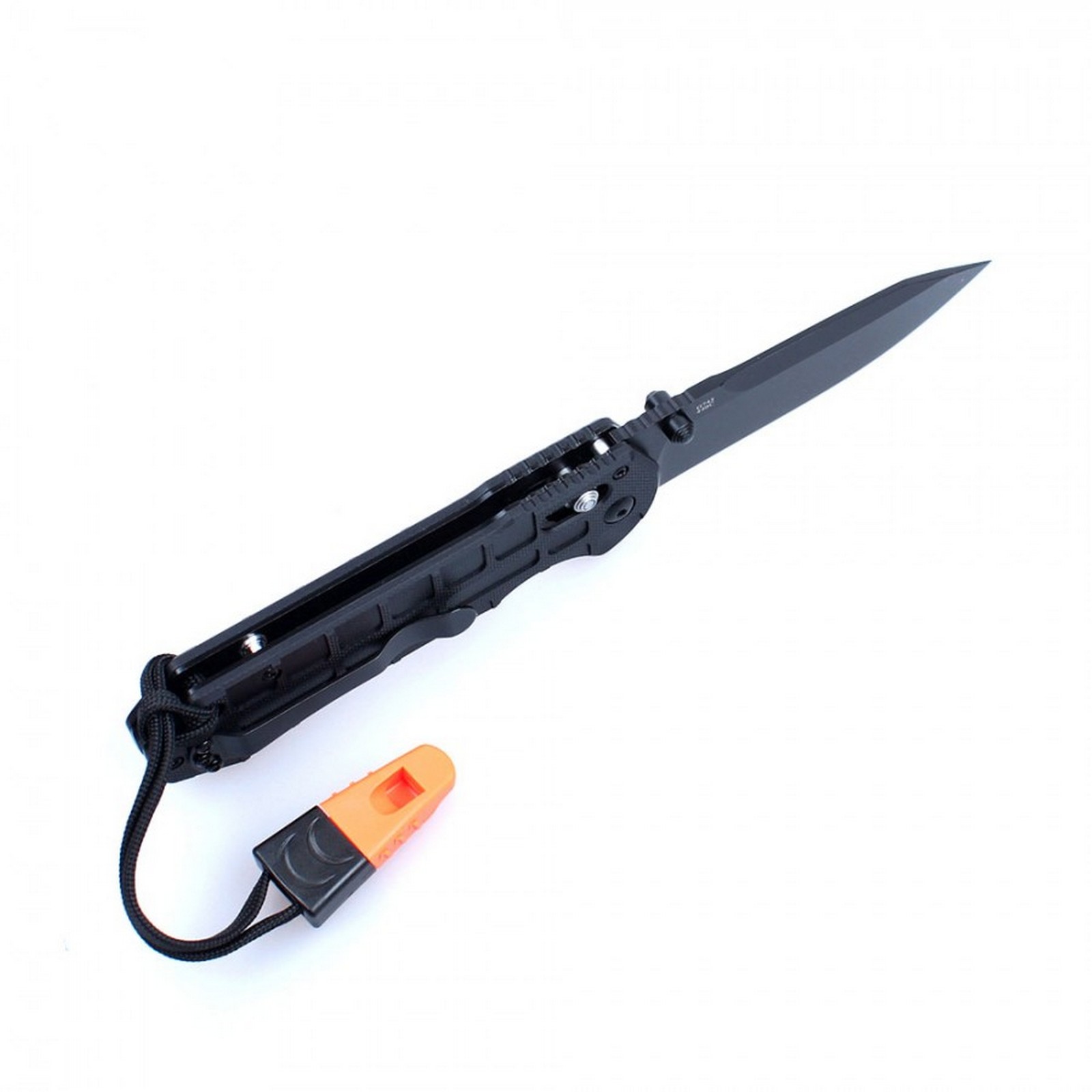 Klapp Taschen Einhand Outdoor Freizeit Angeln Zelten Messer GANZO G7453P-WS Schw